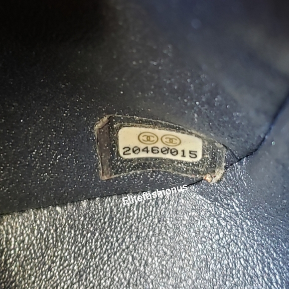 Chanel classic mini square iridescent grey bag - Picture 3 of 12